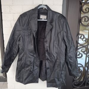 Elegant Black Trench Coat